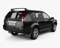 Nissan X-Trail 2004 3D 모델  back view