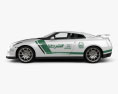 Nissan GT-R (R35) Polizei Dubai 2016 3D-Modell Seitenansicht