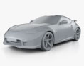 Nissan 370Z Nismo GT Academy 2012 Modelo 3D clay render
