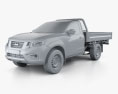 Nissan Navara Cab Alloy Tray 2018 3d model clay render