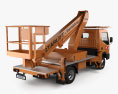 Nissan Cabstar Lift Platform Truck 2011 3D-Modell Rückansicht