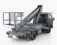 Nissan Cabstar Lift Platform Truck 2011 3D 모델 