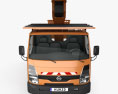 Nissan Cabstar Lift Platform Truck 2011 3D 모델  front view