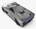Nissan 2020 Vision Gran Turismo 2020 3d model top view