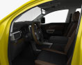Nissan Titan Crew Cab XD Pro 4X com interior 2019 Modelo 3d assentos