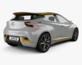 Nissan Sway 2015 3D 모델  back view