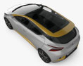 Nissan Sway 2015 3D-Modell Draufsicht
