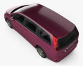 Nissan Presage 2009 3D模型 顶视图