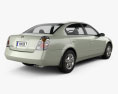 Nissan Altima S 2006 3D 모델  back view