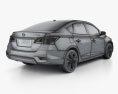 Nissan Sentra SL 인테리어 가 있는 2019 3D 모델 