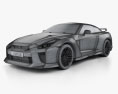 Nissan GT-R 2020 3D模型 wire render