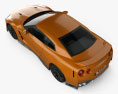 Nissan GT-R 2020 3D模型 顶视图