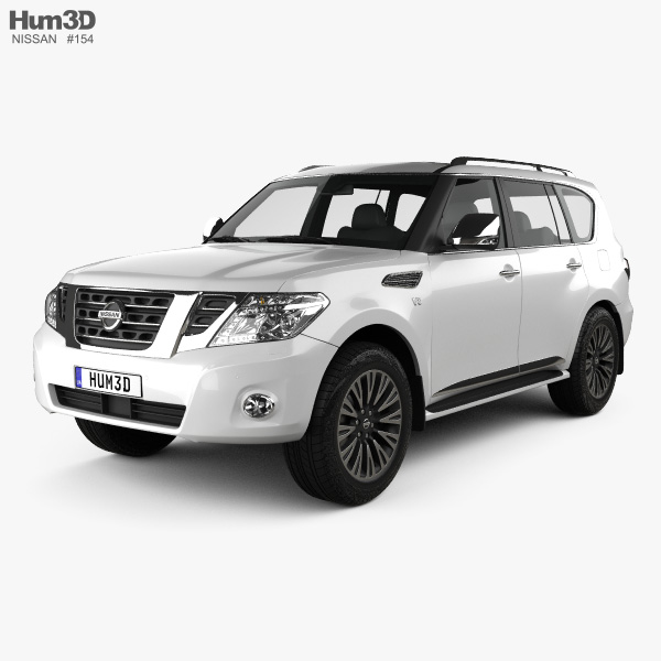 Nissan Patrol (AE) 2017 3D model