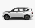Nissan Patrol (AE) 2017 3d model side view