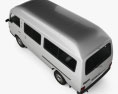 Nissan Caravan Urvan LWB HR 1985 3D-Modell Draufsicht