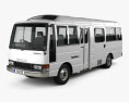 Nissan Civilian SWB Autobus 1982 Modello 3D