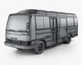 Nissan Civilian SWB Autobus 1982 Modello 3D wire render