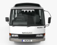 Nissan Civilian SWB Autobus 1982 Modello 3D vista frontale