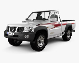 Nissan Patrol pickup 2019 3D模型