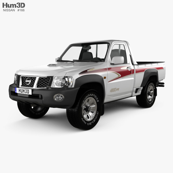 Nissan Patrol pickup 2019 3D model