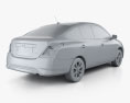 Nissan Versa Sense з детальним інтер'єром 2018 3D модель