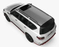 Nissan Patrol Nismo 2017 3D模型 顶视图