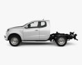 Nissan Navara King Cab Chassis 2018 3D 모델  side view