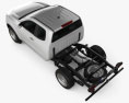 Nissan Navara King Cab Chassis 2018 3D-Modell Draufsicht