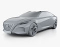 Nissan Vmotion 2.0 2018 3D 모델  clay render