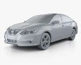 Nissan Altima SL 2019 3D-Modell clay render