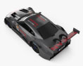 Nissan GT-R GT500 Nismo 2020 3D-Modell Draufsicht