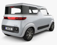 Nissan Teatro for Dayz 2019 3D-Modell Rückansicht