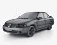 Nissan Sentra SE-R 2006 3Dモデル wire render