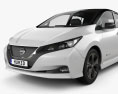 Nissan Leaf 2021 3D 모델 