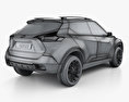 Nissan Kicks 컨셉트 카 인테리어 가 있는 2014 3D 모델 