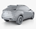 Nissan Kicks Concepto con interior 2014 Modelo 3D