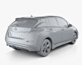 Nissan Leaf 带内饰 2021 3D模型