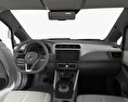 Nissan Leaf com interior 2021 Modelo 3d dashboard