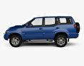 Nissan Terrano II 5门 2012 3D模型 侧视图