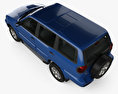 Nissan Terrano II 5 puertas 2012 Modelo 3D vista superior