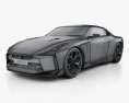 Nissan GT-R50 2019 3D模型 wire render
