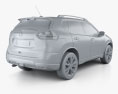 Nissan Rogue с детальным интерьером 2020 3D модель