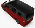 Nissan Serena Highway Star con interni 2020 Modello 3D vista dall'alto