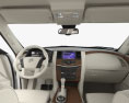 Nissan Patrol CIS-spec with HQ interior 2017 3d model dashboard