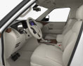Nissan Patrol CIS-spec with HQ interior 2017 3d model seats