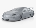 Nissan Leaf Nismo RC 2021 3D-Modell clay render