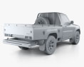 Nissan Patrol pickup с детальным интерьером 2019 3D модель