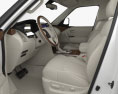 Nissan Patrol AE-spec з детальним інтер'єром 2017 3D модель seats