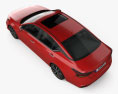 Nissan Altima Platinum 2021 3D模型 顶视图