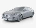 Nissan Altima Platinum 2021 3D 모델  clay render